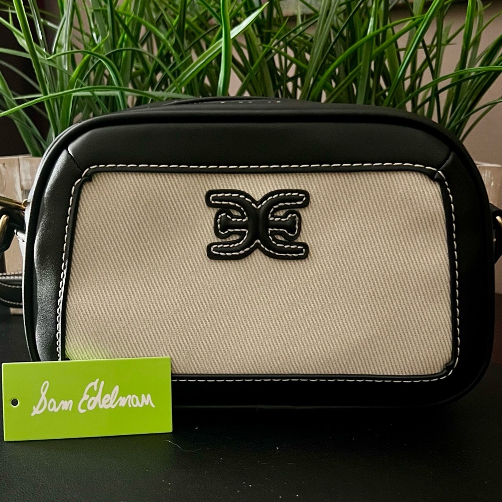 SAM EDELMAN Fitz Canvas Camera Bag